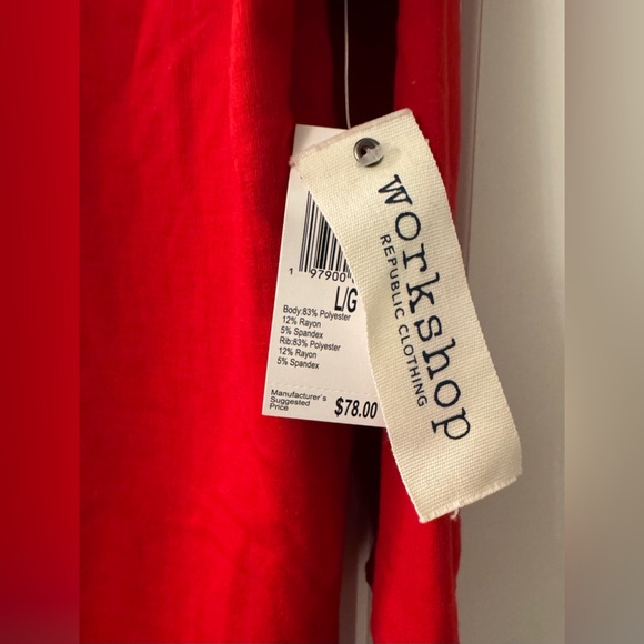 #1569 - 2 pc Set Christmas Holiday Red Sweatsuit with MERRY in White - Picture 4 of 10